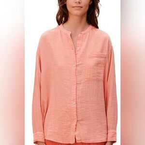 NWT Sundry Mandarin Collar Shirt Size 0 XS